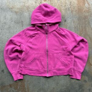 Lululemon Scuba Oversized Full-Zip Hoodie - Pink